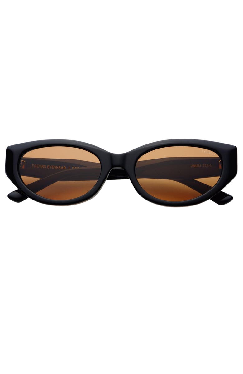FREYRS Eyewear Ameli Cat Eye Sunglasses, Main, color, Black