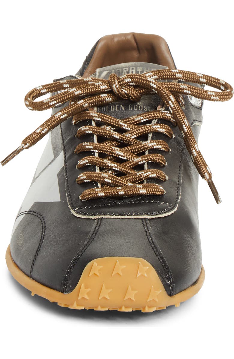 Golden Goose Marathon Speed Sneaker, Alternate, color, Black/ Silver