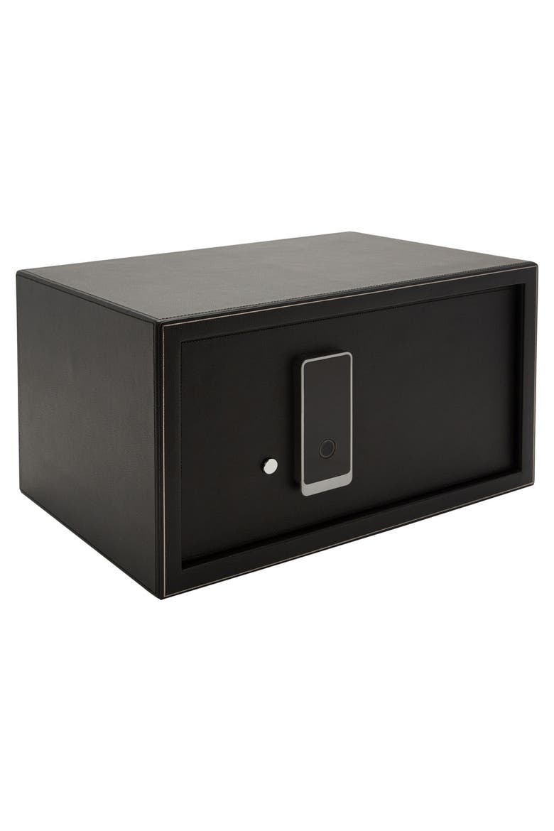 The Den 4 Piece Watch Winder Safe, Alternate, color, Black