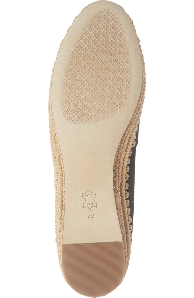 Tory Burch Woven Cap Toe Flat, Alternate, color,