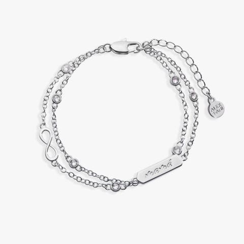 Mamá Infinity Adjustable Chain Bracelet