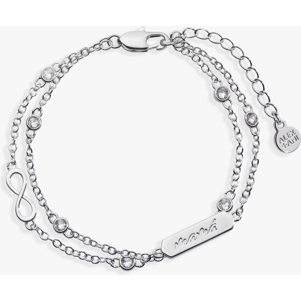 Alex And Ani Abuela Infinity Adjustable Chain Bracelet In Multi