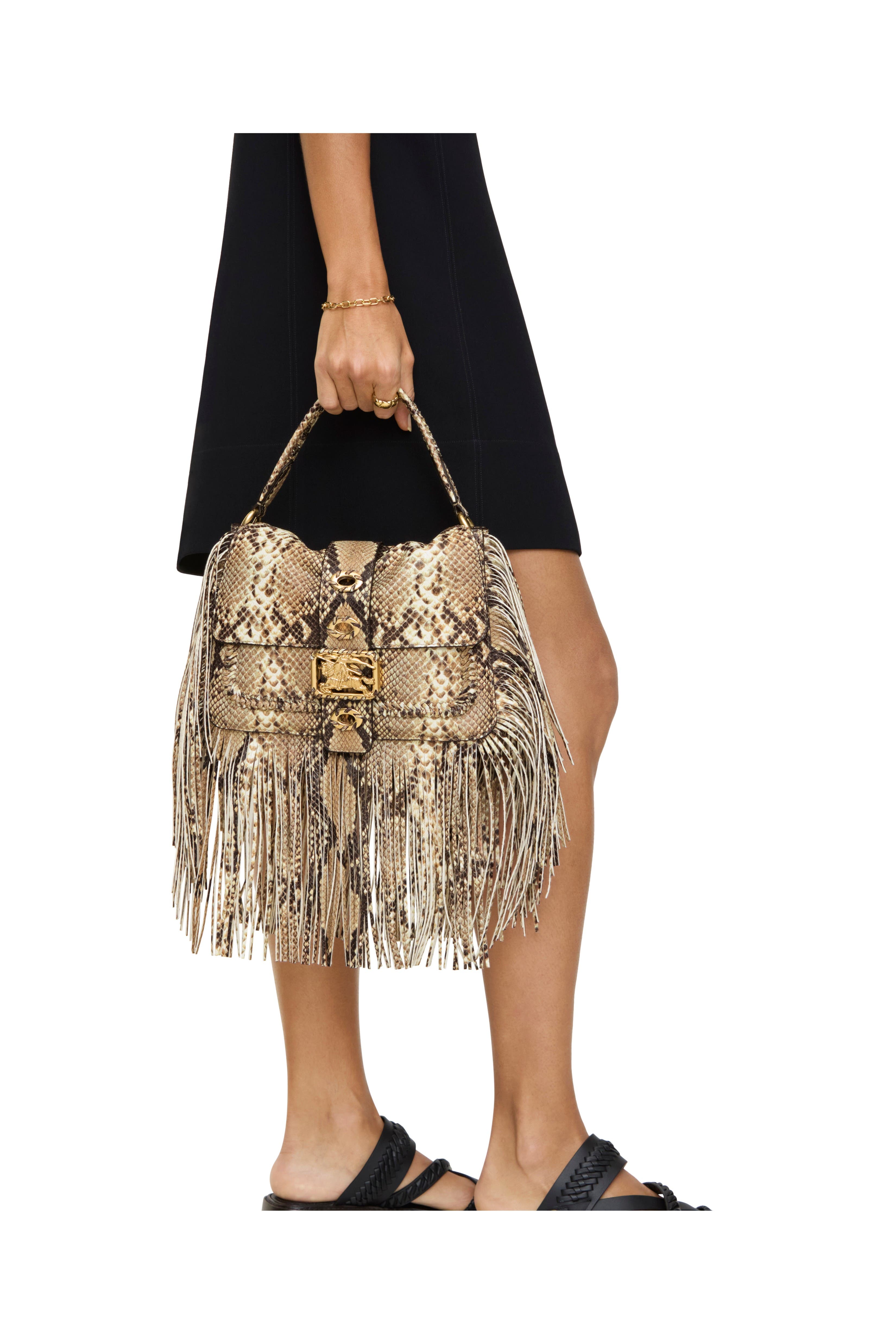 Burberry Small Rider Bag, Alternate, color, Natural Beige