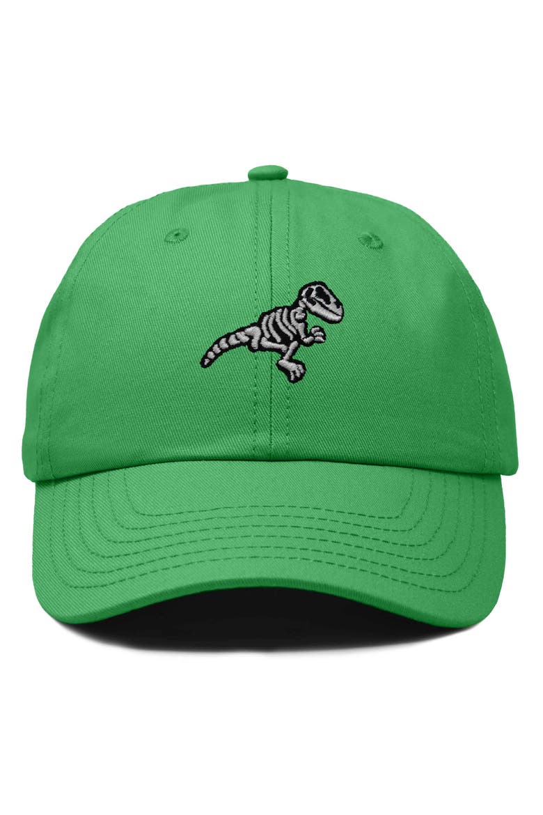 Fossil Embroidered Outdoor Hat, Main, color, Kelly Green