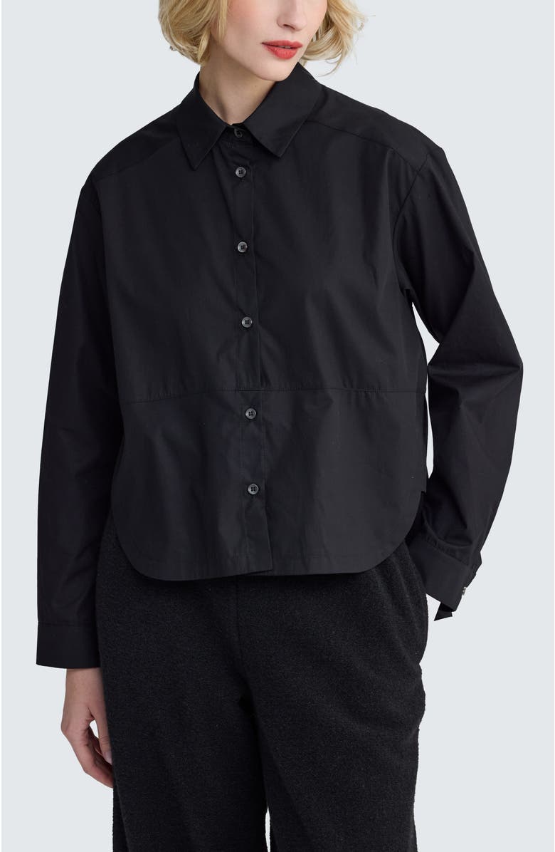 LUUKAA Liora Poplin Shirt-Blouse, Main, color, 