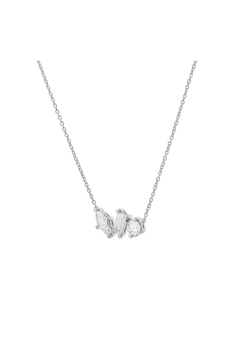 Selara 14K Gold Lab Grown Diamond Necklace - 0.75 Ct, Alternate, color, 14K White Gold