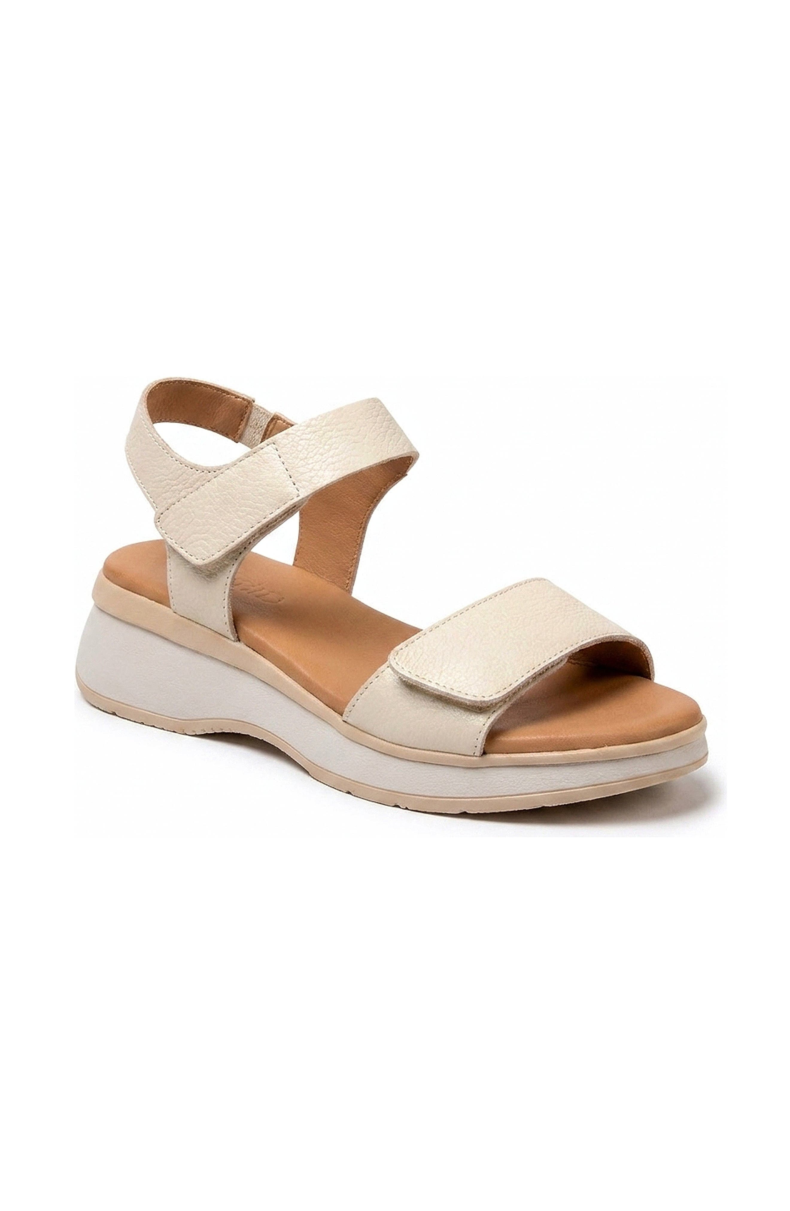 Napoli Flat Sandal, Alternate, color, Ivory