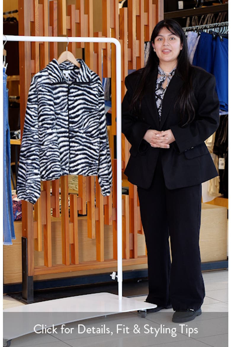 Zebra Zip Through Fleece Jacket video