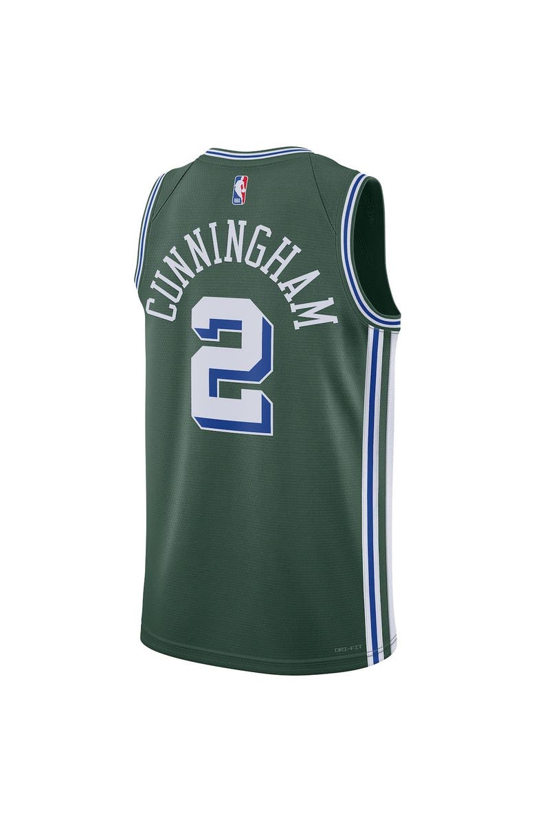 Nike Unisex Nike Cade Cunningham Green Detroit Pistons 2022/23 Swingman Jersey - City Edition, Alternate, color, 