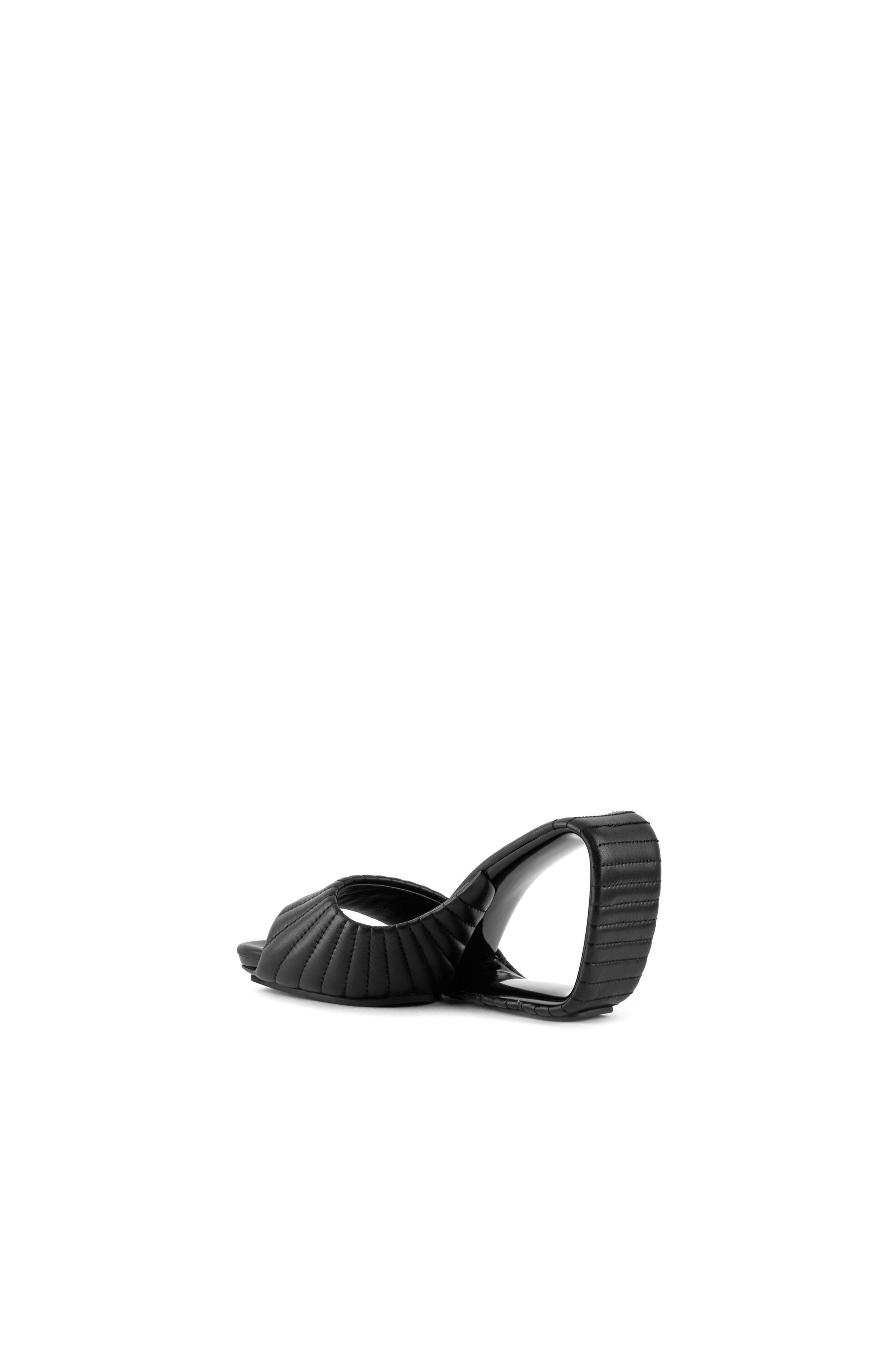 United Nude Mobius Hi Puffier Sandals, Alternate, color, Black Puffier