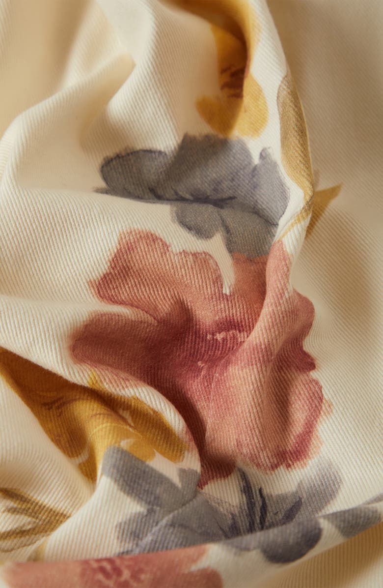 Brixton The Chloe Floral Print Wide Leg Jeans, Alternate, color, 