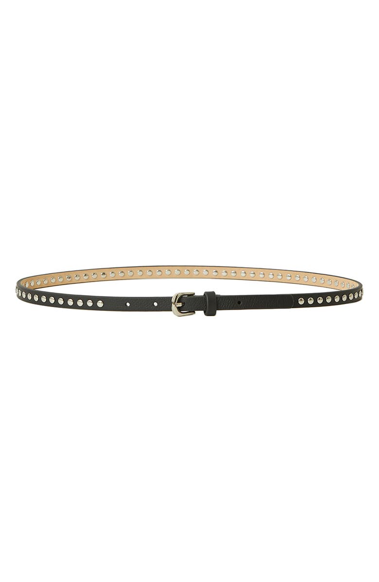 B-Low the Belt Liz Stud Leather Belt, Main, color, 
