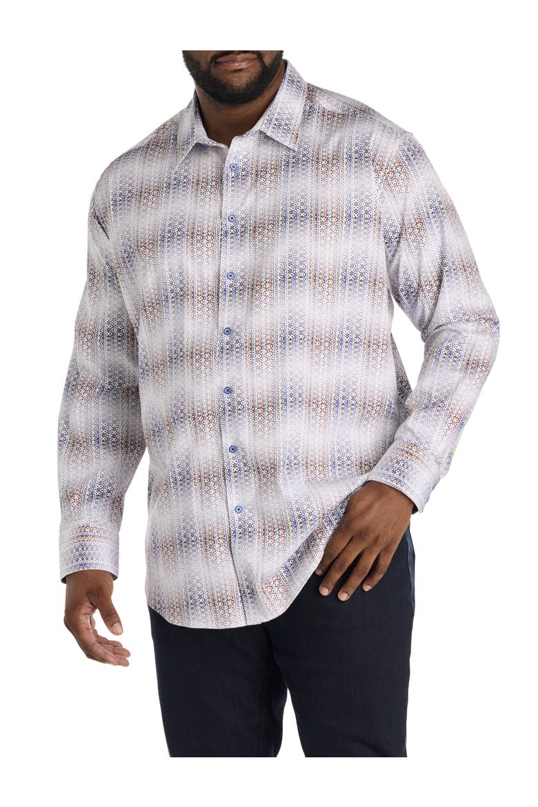 Big & Tall Forsyth Sport Shirt, Alternate, color, MULTI