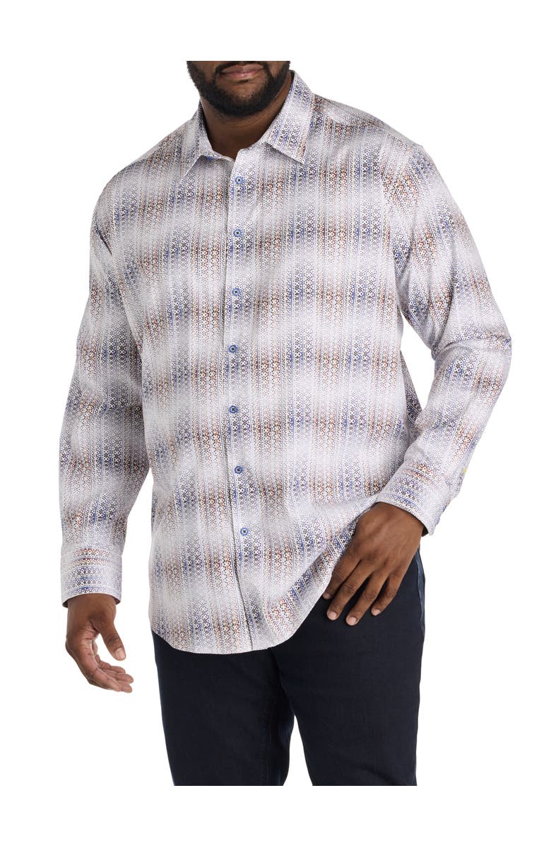 Robert Graham Big & Tall Forsyth Sport Shirt, Alternate, color, Multi