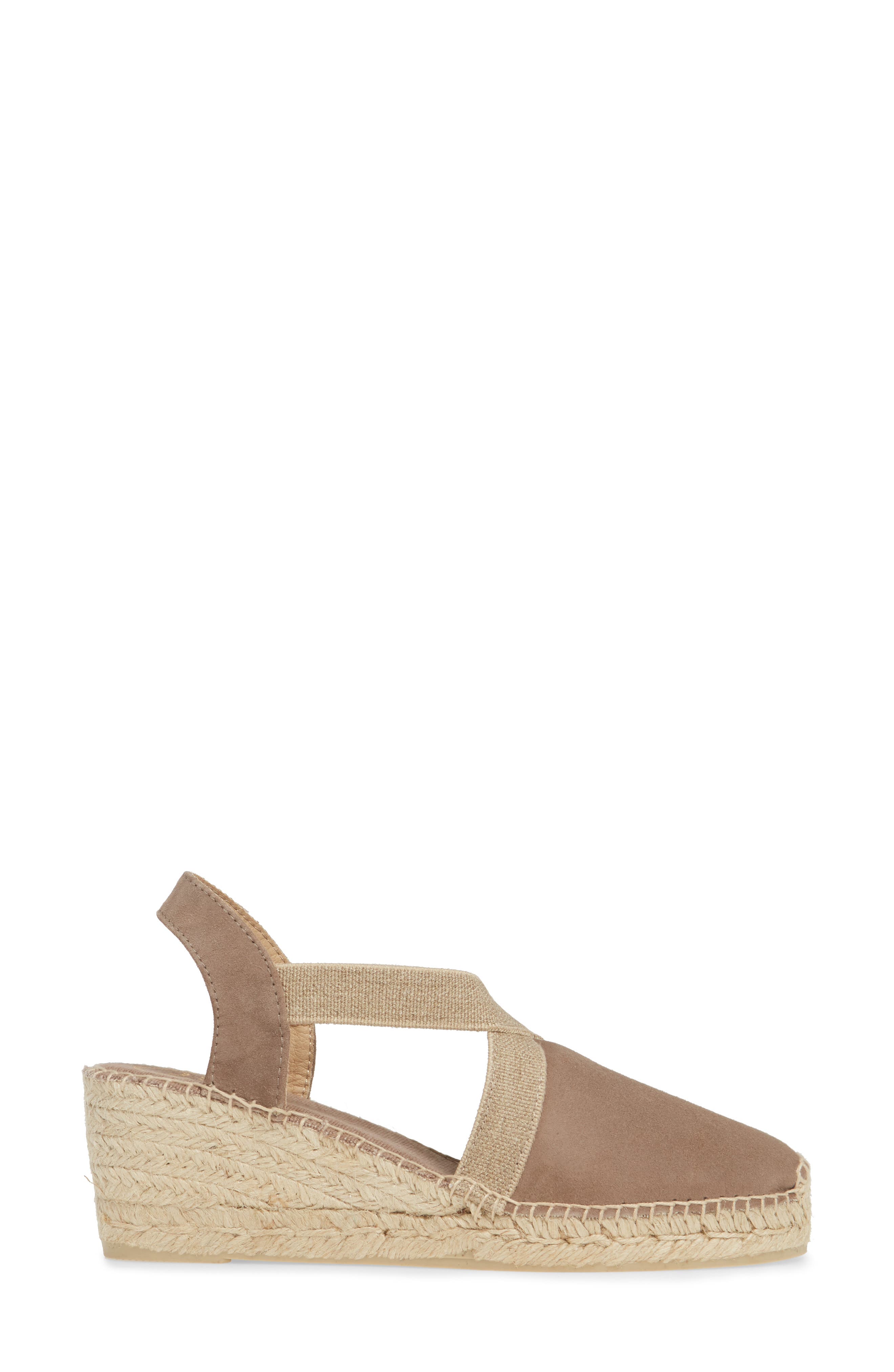 Toni Pons 'Tona' Espadrille Wedge, Alternate, color, Taupe Fabric