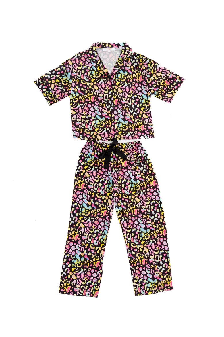 Girls' Bright Animal Silky Set - Little Kid, Big Kid, Main, color, Pink