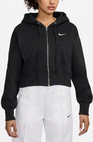 Nike Phoenix Relaxed Fit Cotton Blend Fleece Hoodie