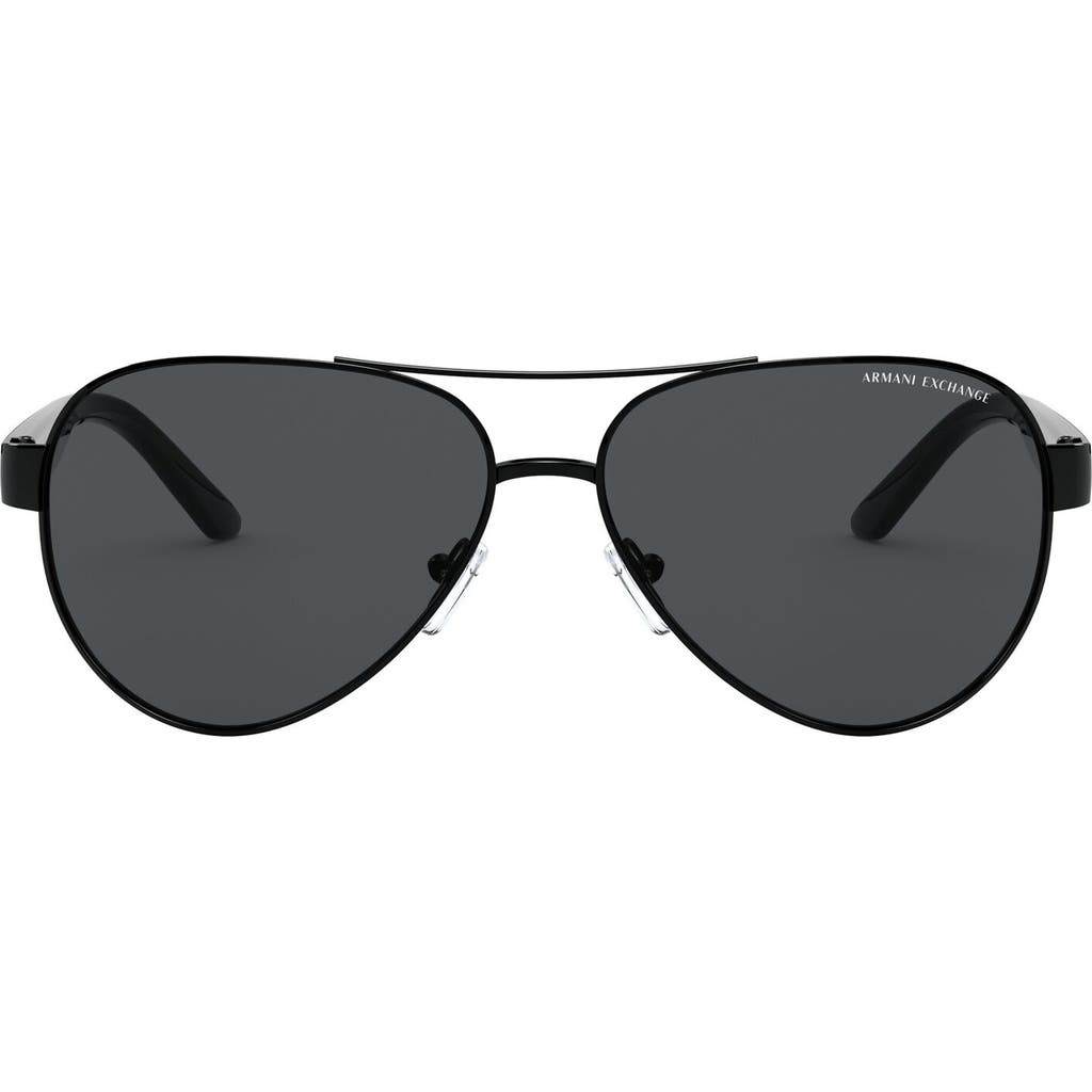 AX Armani Exchange Aviator Sunglasses in Black  product
