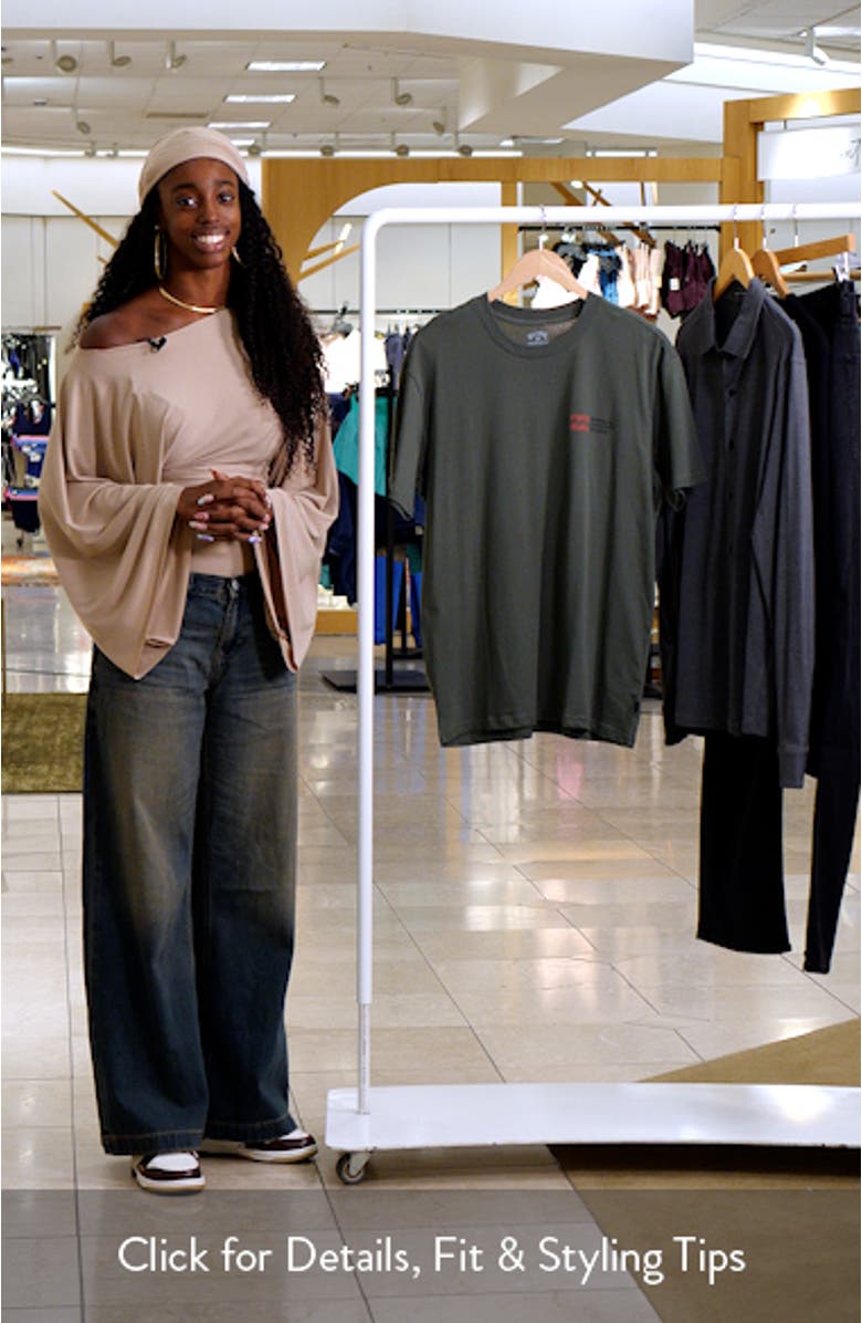 Abandoned Adventure Division Organic Cotton Graphic T-Shirt, sales video thumbnail