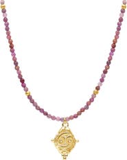 Seven Saints Cancer Zodiac Choker Necklace