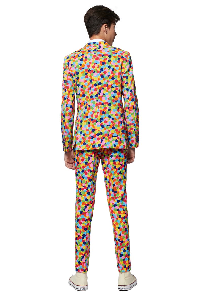 Kids' Confetti Two-Piece Suit with Tie, Alternate, color, MISCELLANEOUS