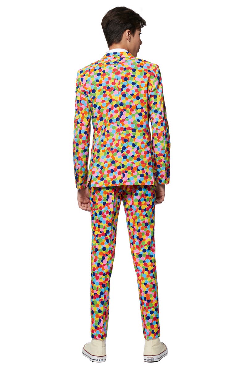 OppoSuits Kids' Confetti Two-Piece Suit with Tie, Alternate, color, Miscellaneous