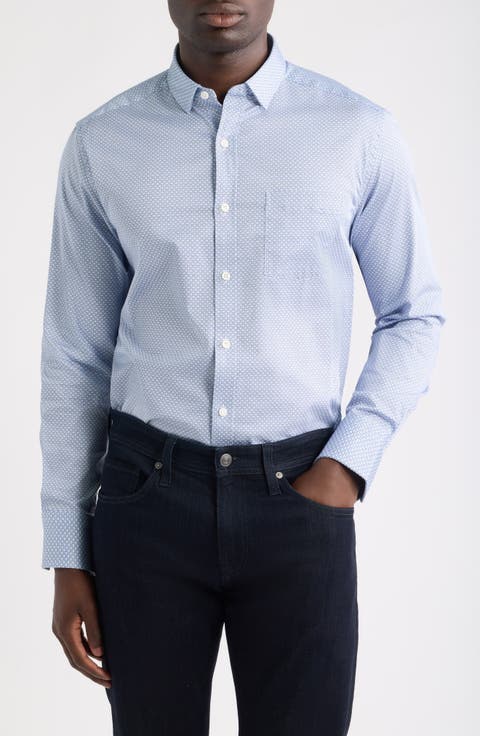 Logan Print Button-Up Shirt