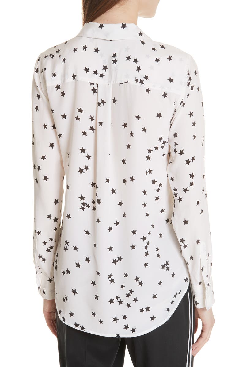 Equipment 'Starry Night' Silk Shirt, Alternate, color, 