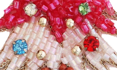 Panacea Christmas Tree Drop Earrings In Multi