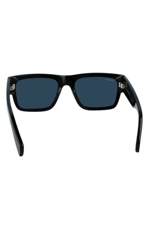 Ferragamo Classic Logo 54mm Rectangular Sunglasses In Black