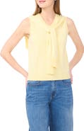 Halogen® Tie Shoulder Sleeveless Sweater