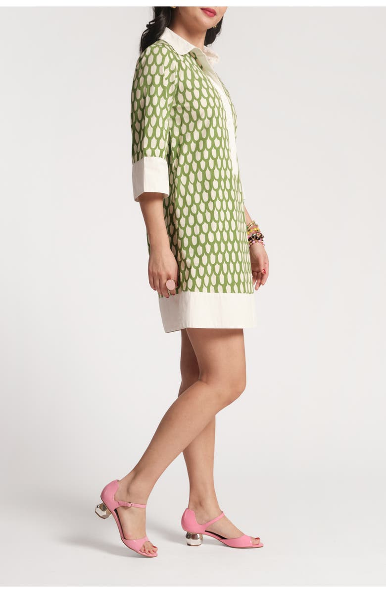 Frances Valentine Tracey Mini Dress Loop, Alternate, color, Green/Oyster