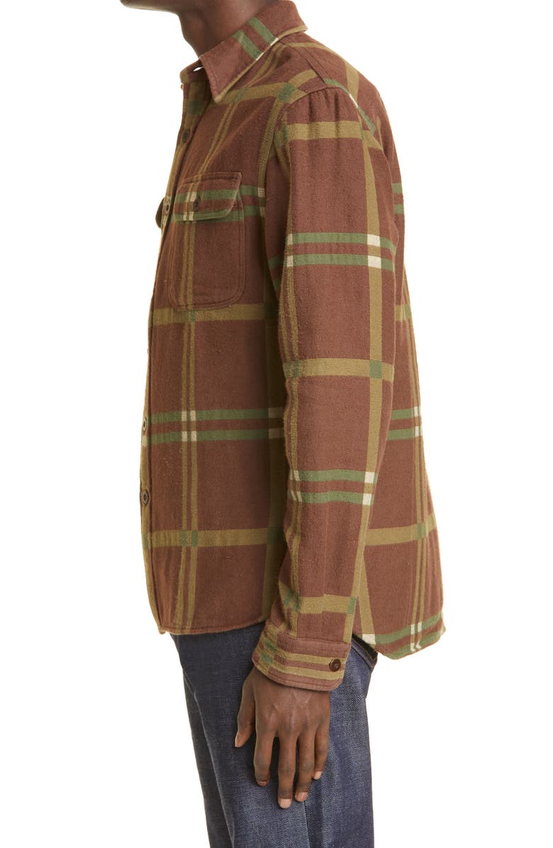 Double RL Matlock Plaid Jacquard Cotton Button-Up Work Shirt, Alternate, color, 