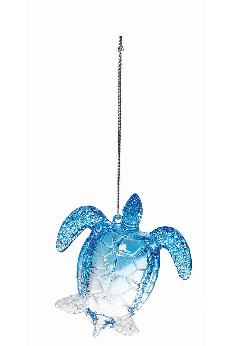Acrylic Sea Turtle Ornaments A/3, Alternate, color, Blue