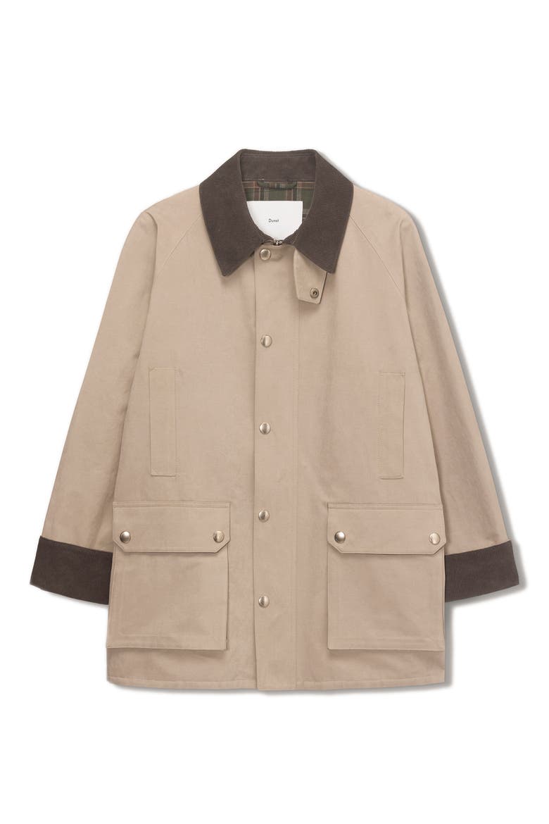 Gender Inclusive Waxed Cotton Hunting Jacket, Alternate, color, BEIGE