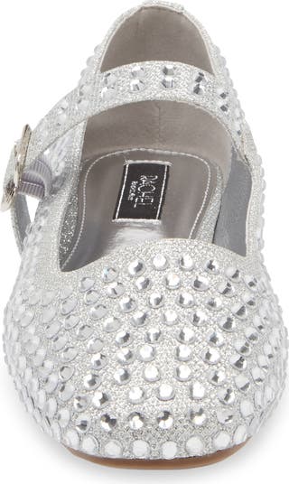 Crystal Embellished Mary Jane Flat