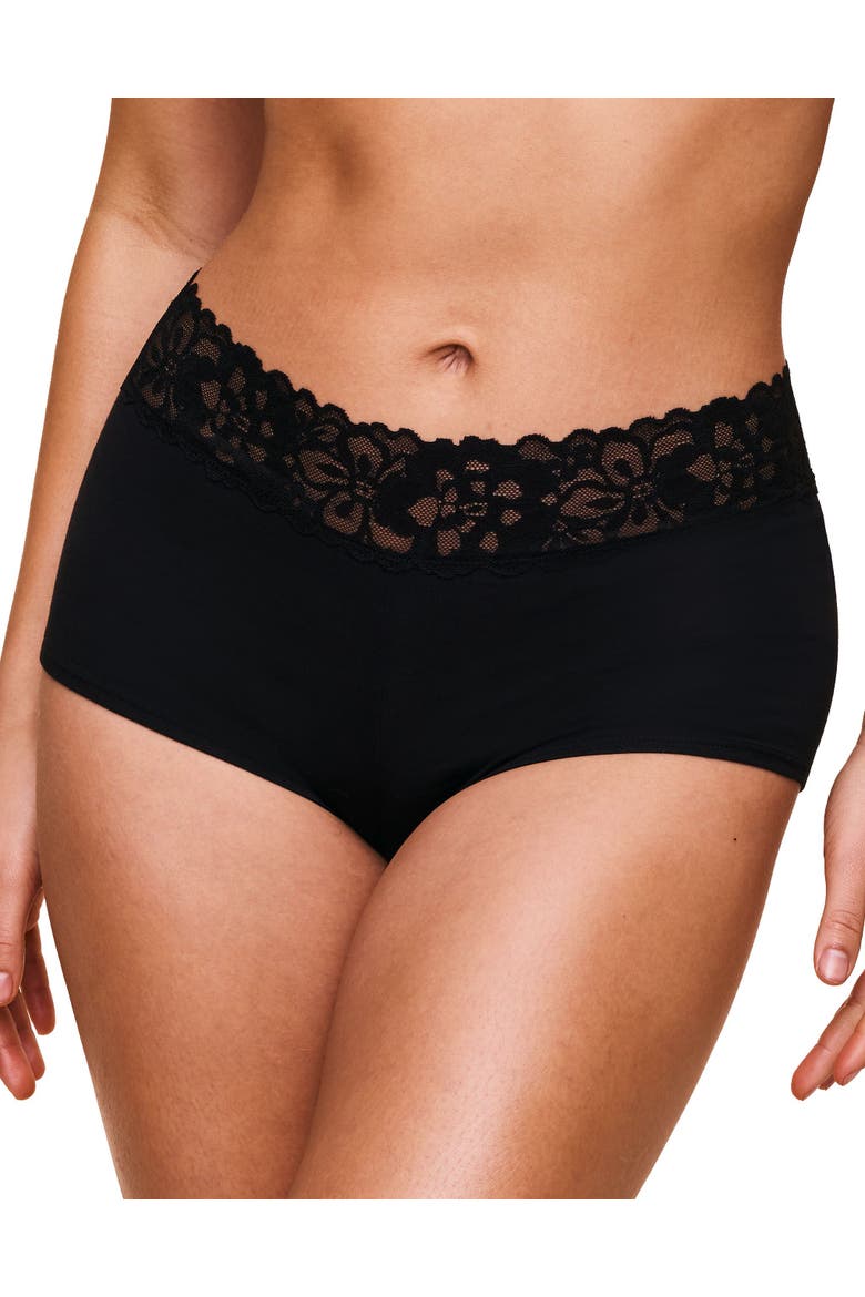 Leondre Shortie Panties, Main, color, Black