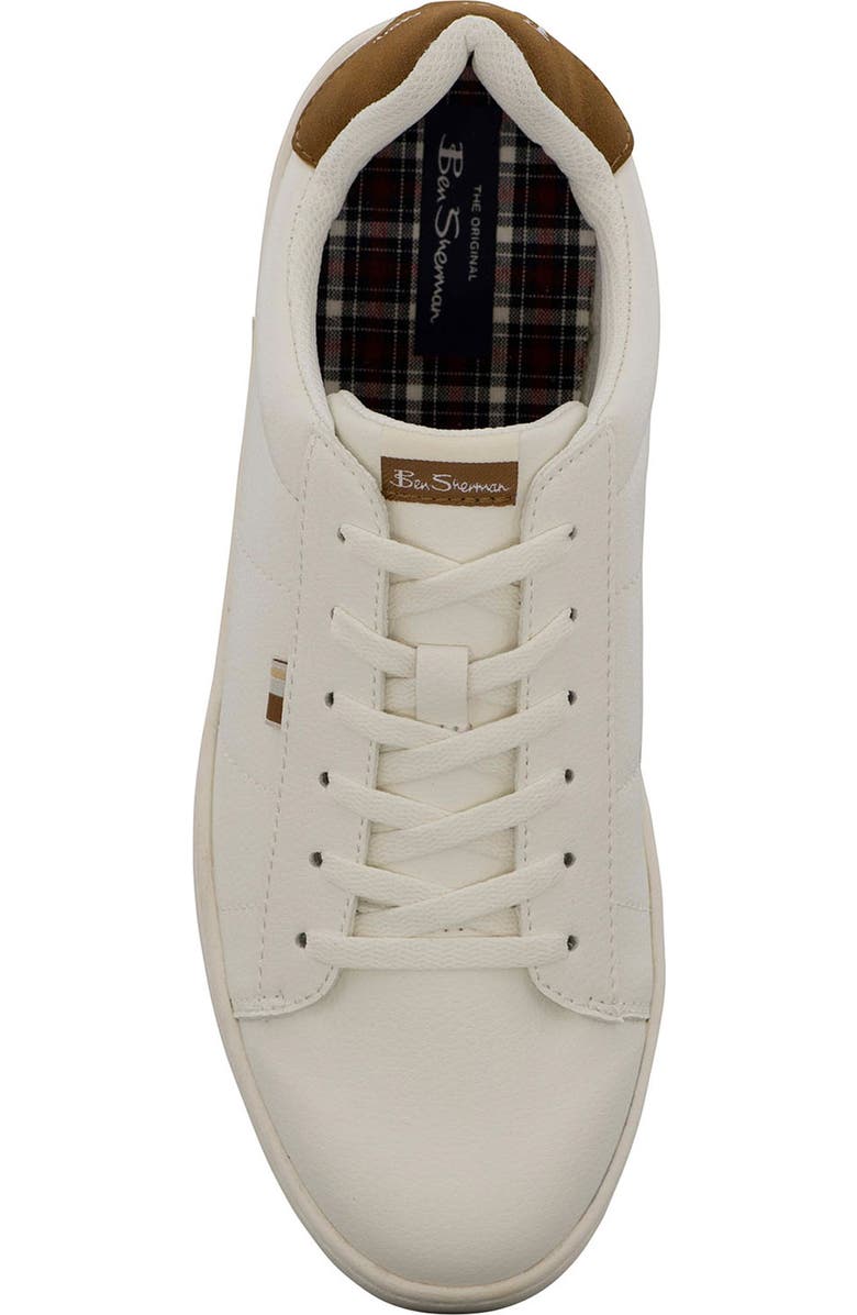 Ben Sherman Hampton Sneaker, Alternate, color, White/ Cashew/ Whisper White