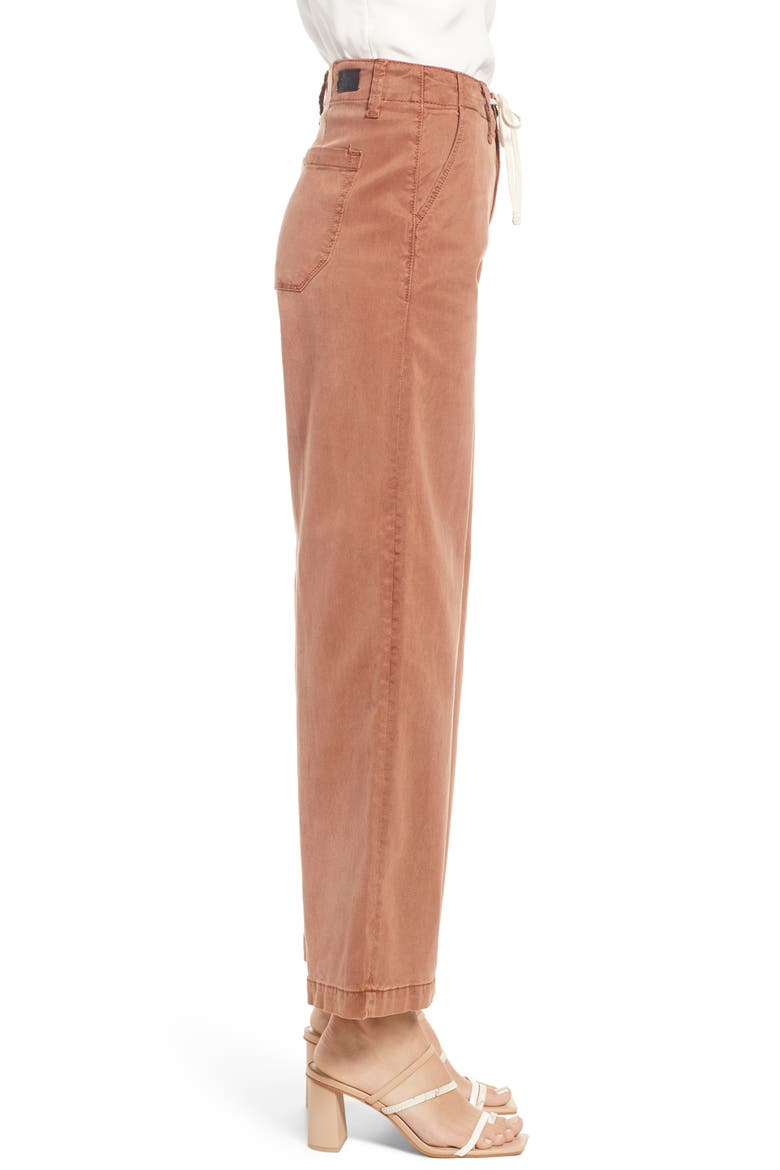 Carly Drawstring High Waist Jeans, Alternate, color, VTGMCABISQ