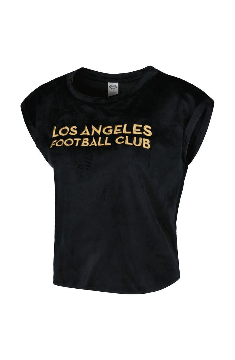 CONCEPTS SPORT Women's Concepts Sport Black LAFC Intermission T-Shirt and Shorts Sleep Set, Alternate, color, 