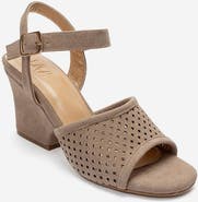 Prologue Shoes Hervon Block Heel Ankle Strap Sandal