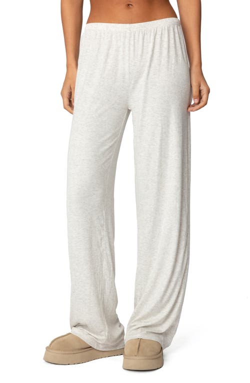 Edikted Justina Lounge Pants In Gray-melange
