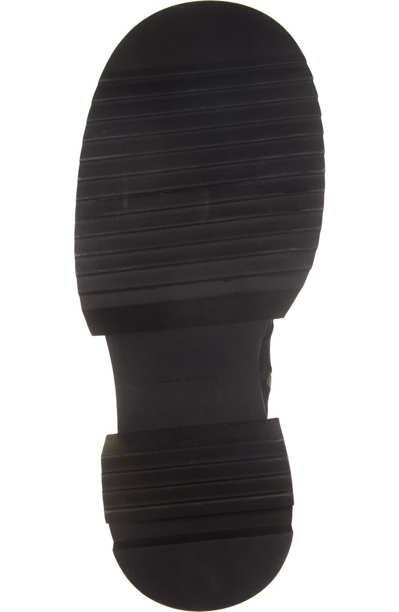 Rick Owens Lido Laced Combat Boot, Alternate, color,
