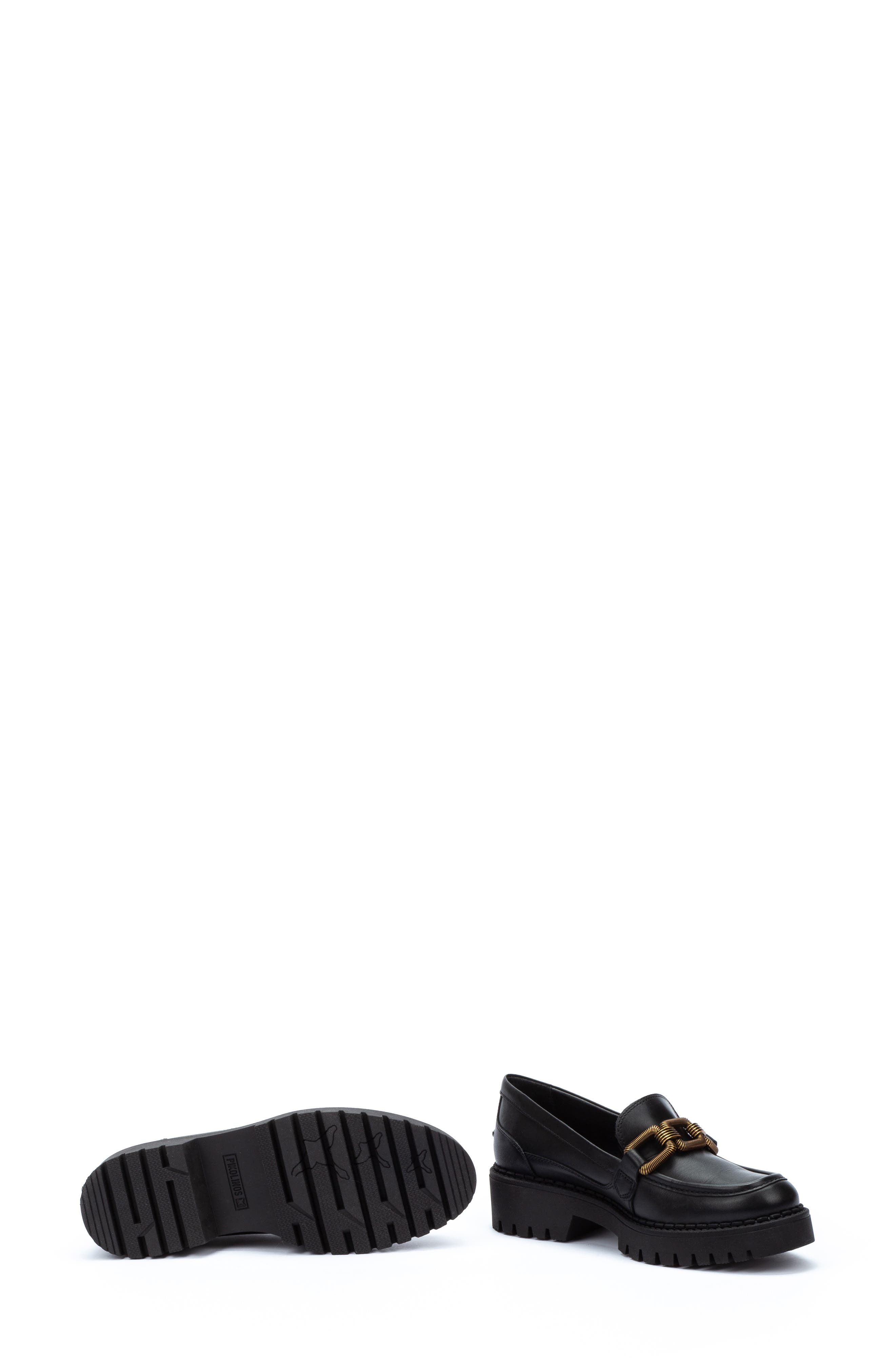 PIKOLINOS Aviles Lug Loafer, Alternate, color, Black
