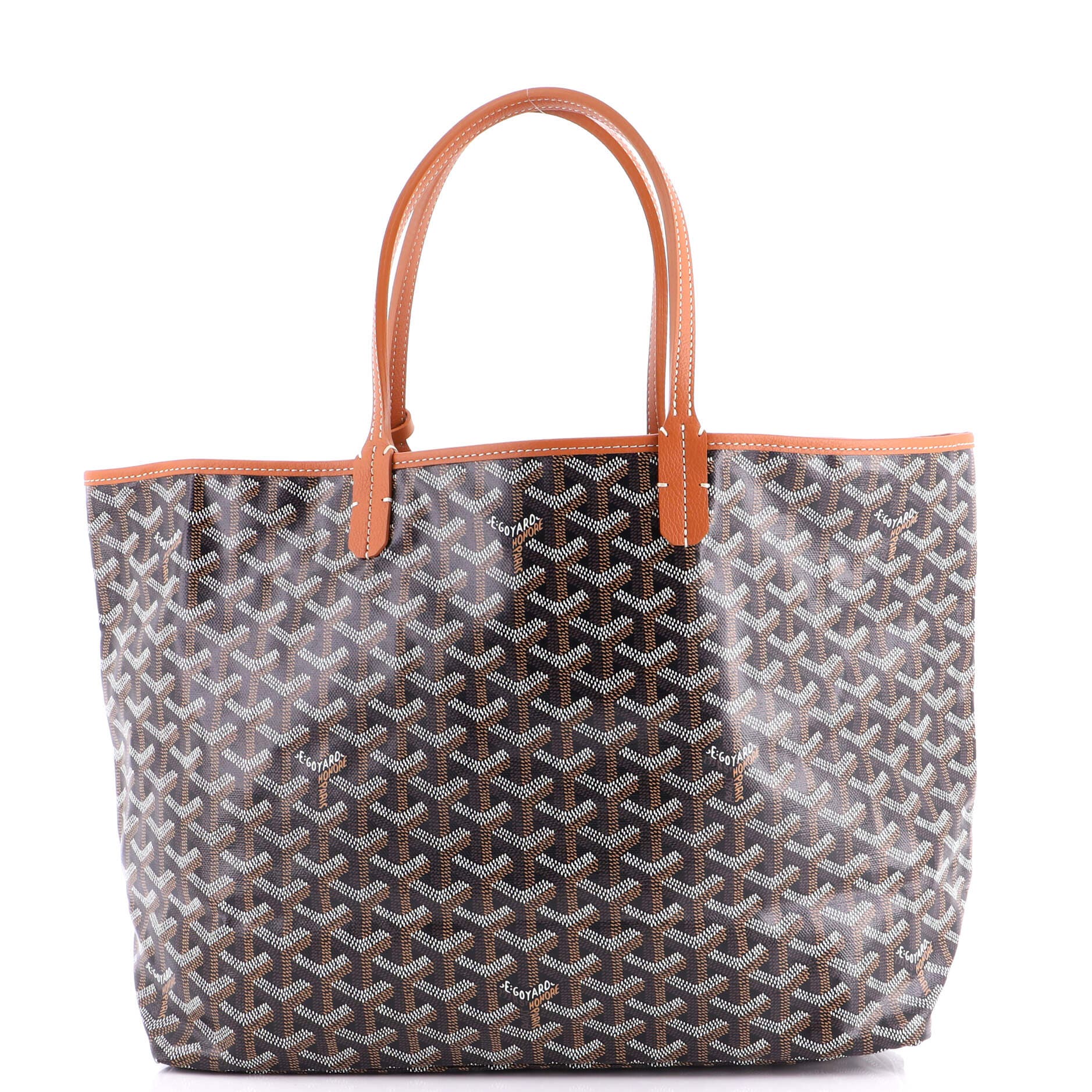 Pre-Owned Goyard Saint Louis Tote Coated Canvas PM, Alternate, color, Brown