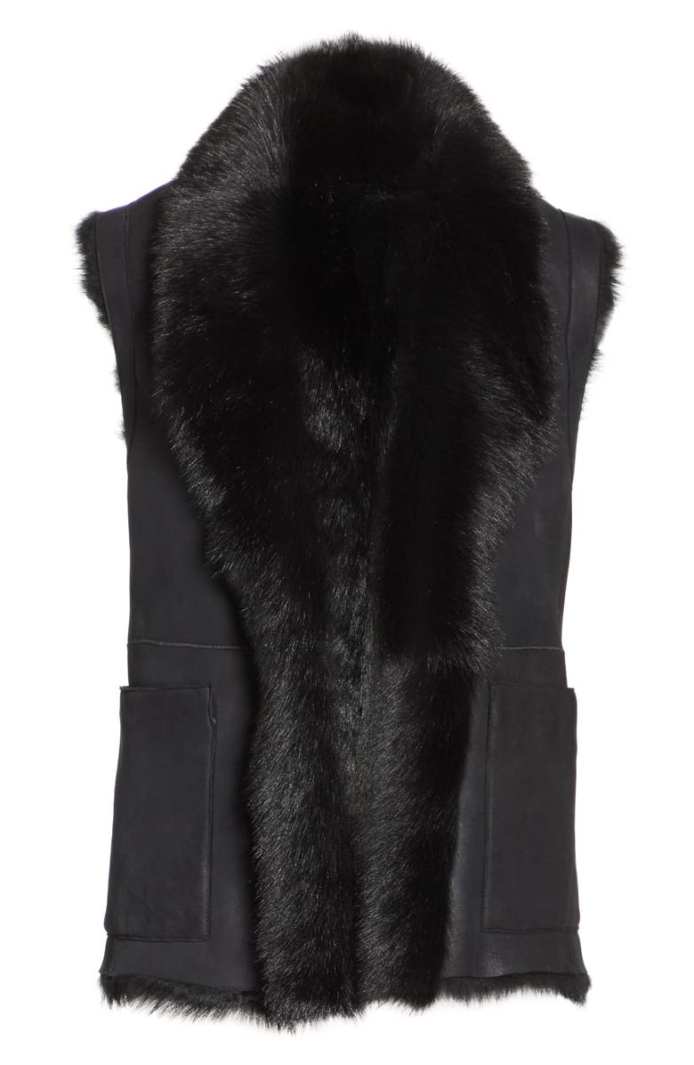 Vince Genuine Toscana Shearling Vest, Alternate, color, 