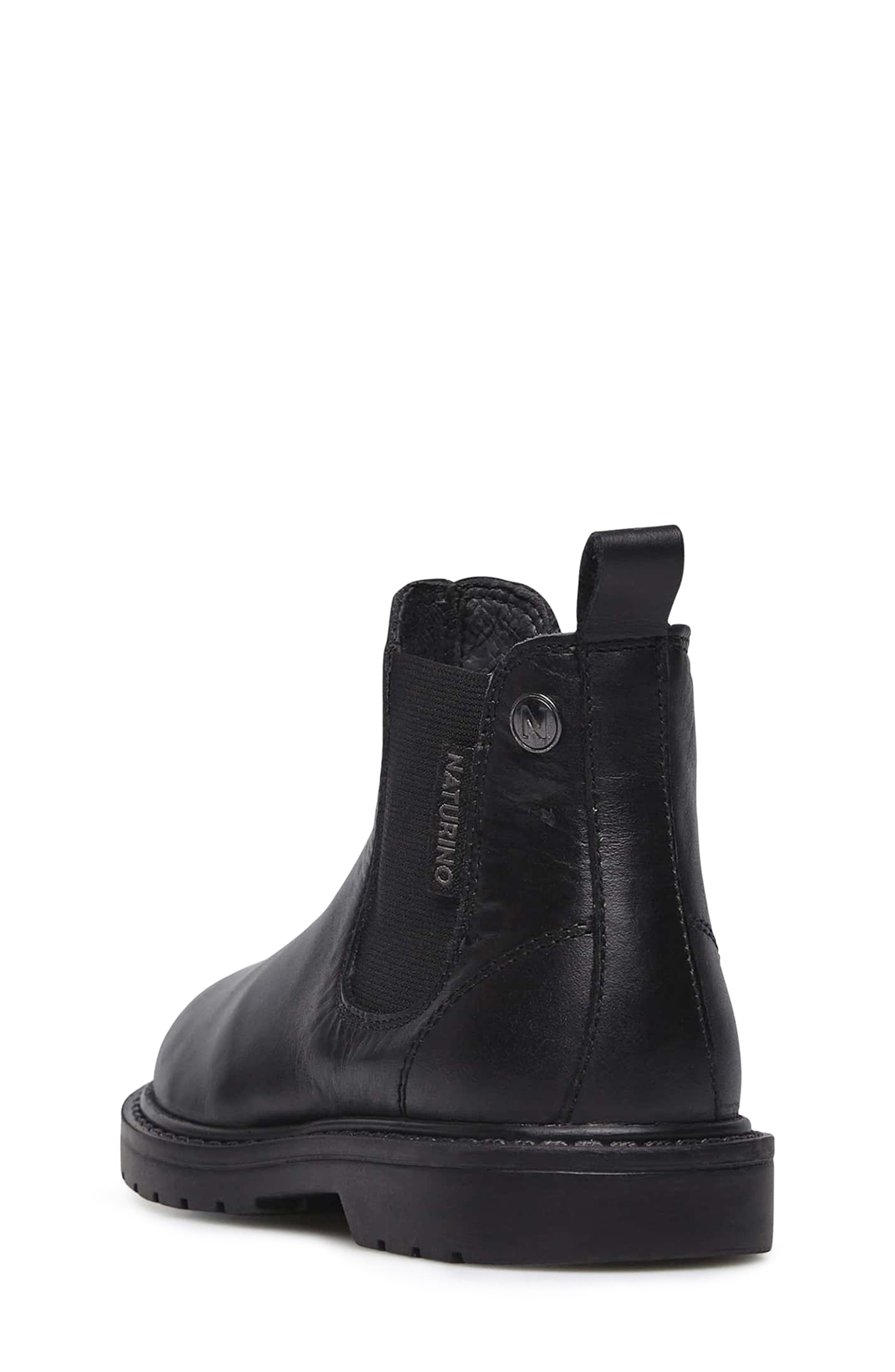 Naturino Piccadilly Chelsea Boot, Alternate, color, Black