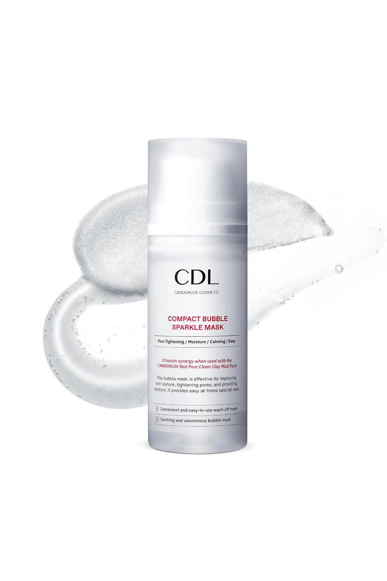 Daily Exfoliating Bubble Mask, Main, color, White