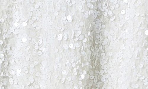Endless Rose Sequin Flare Miniskirt In Ivory
