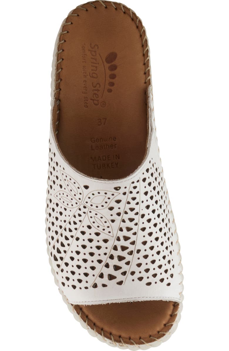 Spring Step Rhydian Wedge Sandal, Alternate, color, White